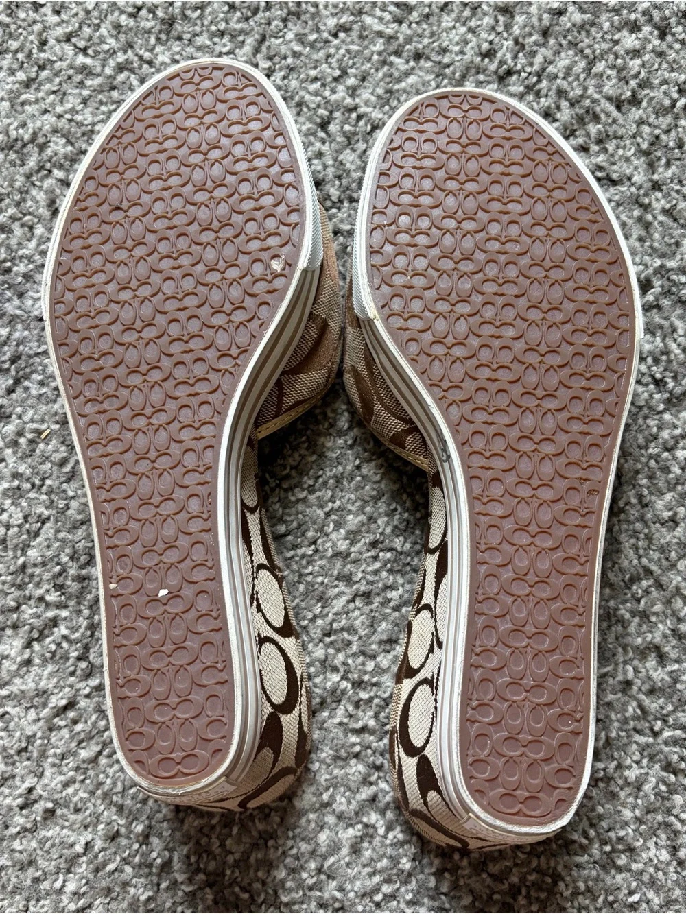 Vintage Y2K coach perry wedges